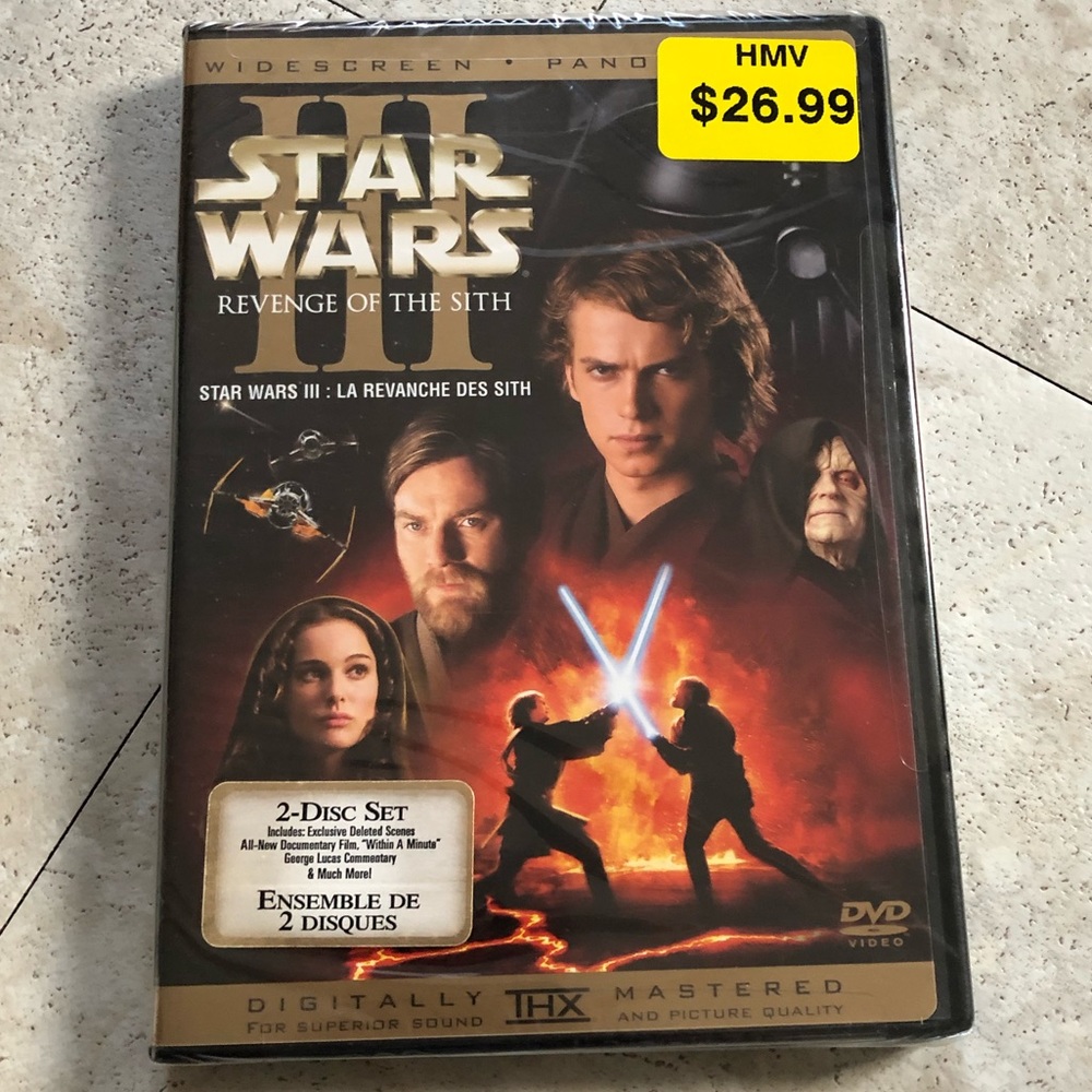 BNIP Star Wars 3 Revenge Of The Sith - 2-Disc DVD